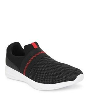 slip-on sneakers with elasticated gusset