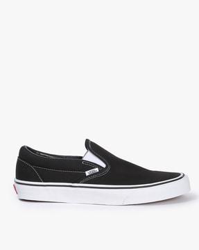 slip-on sneakers with placement logo print