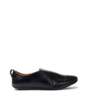 slip-on style flat heels loafers
