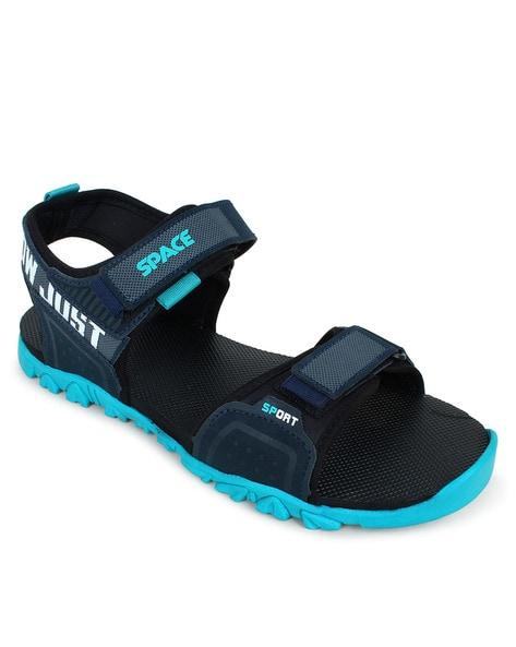 slip-on casual sandals with velcro closure