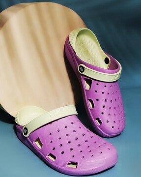 slip-on clogs with back sling