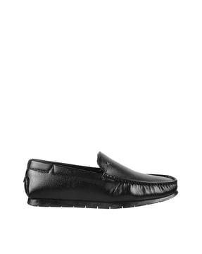 slip-on flat loafers