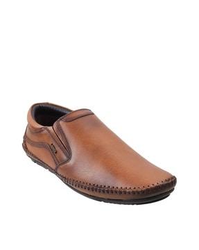 slip-on flat loafers