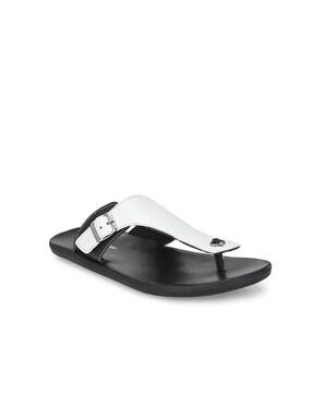 slip-on flat sandals 