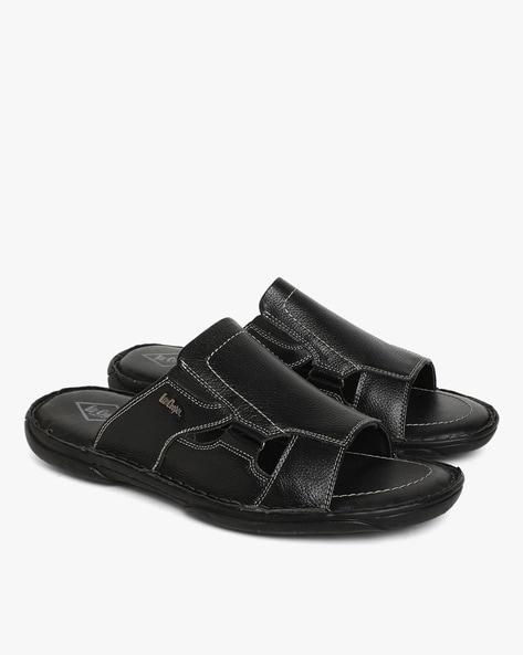 slip-on flat sandals