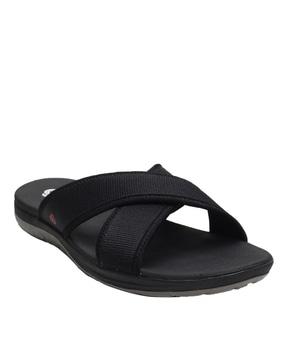 slip-on flat sandals