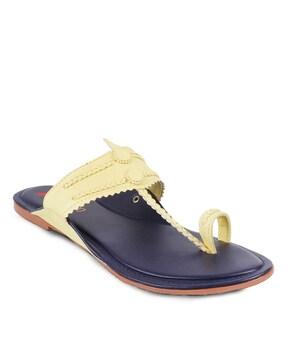 slip-on flat sandals