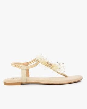 slip-on flat sandals