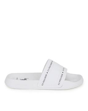 slip-on flat slides flip flops