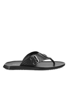 slip-on flip-flop with thong strap