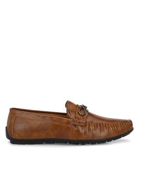 slip-on loafers with synthetic upper