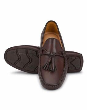 slip-on loafers with tassels