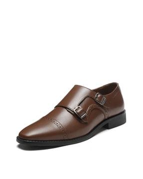 slip-on monks shoes