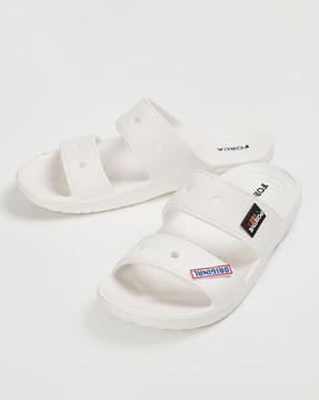 slip-on multi-strap flip-flops