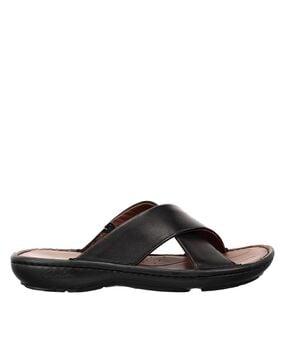 slip-on open-toe sandals