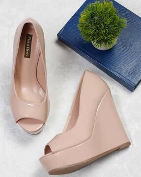 slip-on round-toe heeled sandals