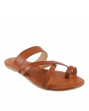 slip-on sandals with open toe