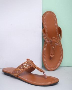 slip-on sandals with pvc upper