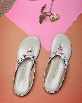 slip-on sandals with pvc upper