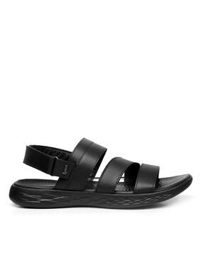 slip-on sandals with velcro fastening