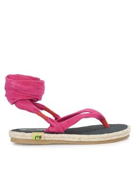 slip-on sling-back sandals