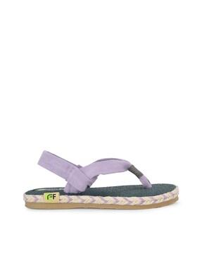 slip-on sling-back sandals