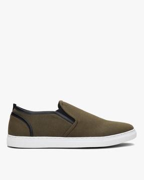 slip-on sneakers with pull-tabs