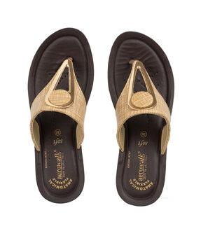 slip-on t-strap flip-flops