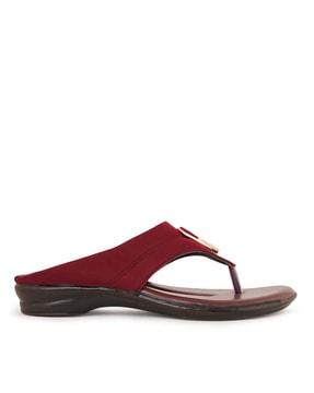 slip-on thong-strap flat-sandals