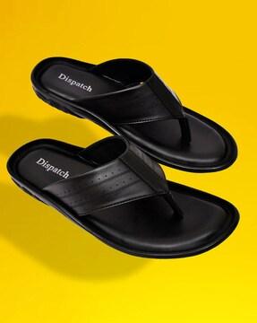 slip-on thong-strap flip-flops