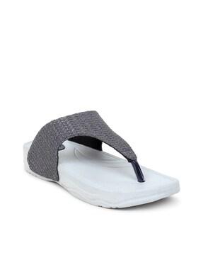 slip-on thong-strap flip-flops