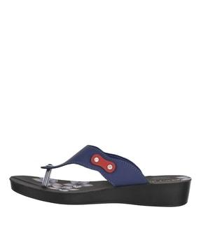 slip-on thong-strap flip-flops