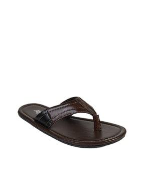 slip-on thong-strap sandals