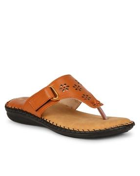 slip-on thong-strap sandals