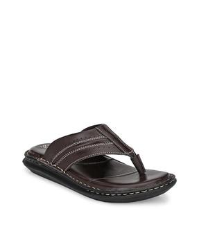 slip-on thong-style sandals