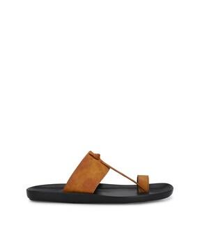 slip-on toe-ring flip-flops