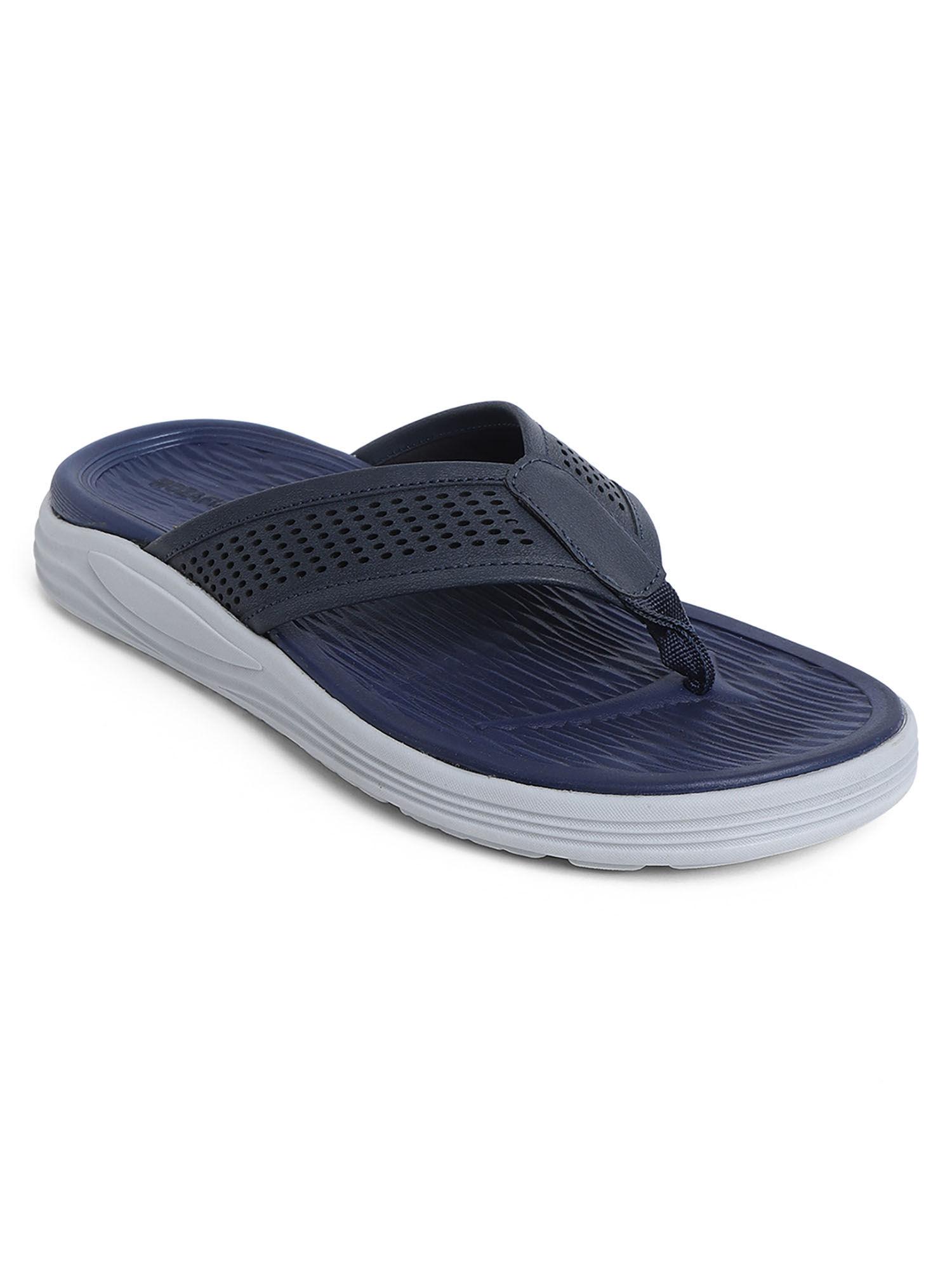 slippers for men-navy blue