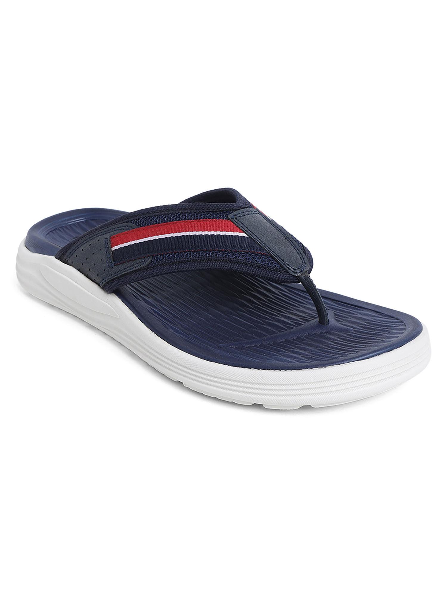 slippers for men-navy blue