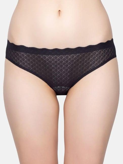 sloggi black lace bikini panty