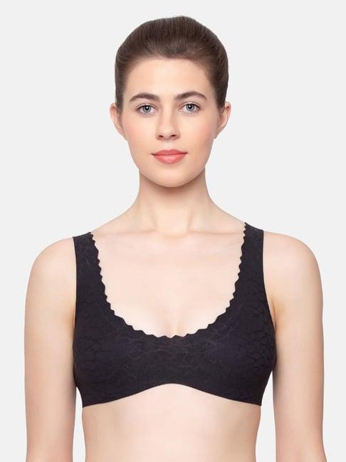 sloggi black non-wired padded bralette bra