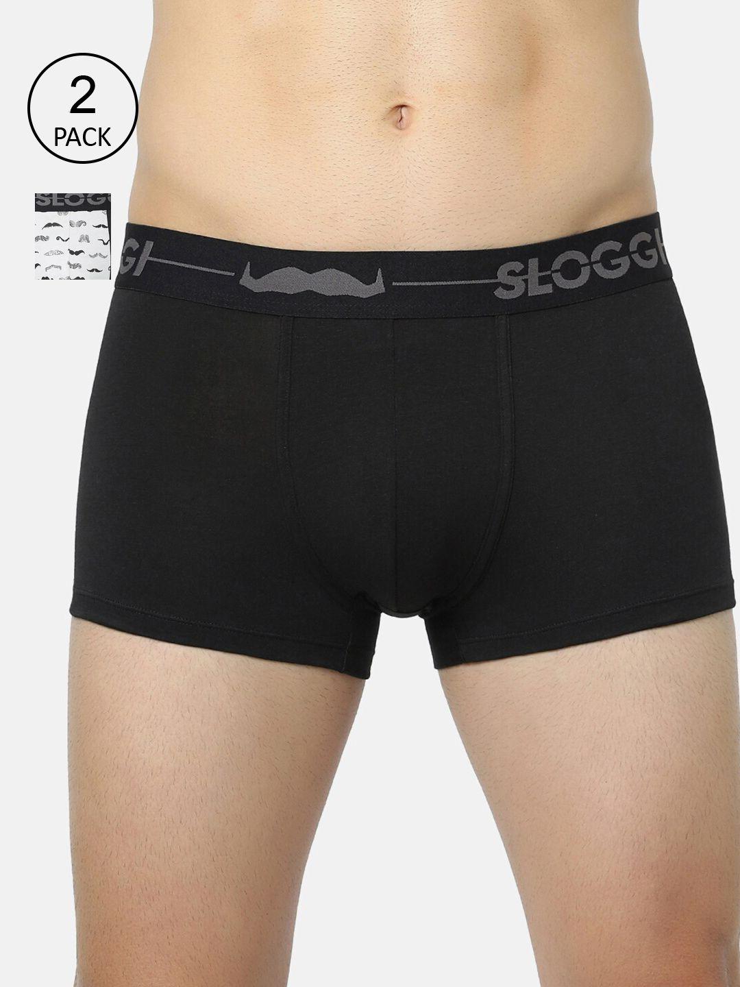 sloggi men pack of 2 printed  trunk