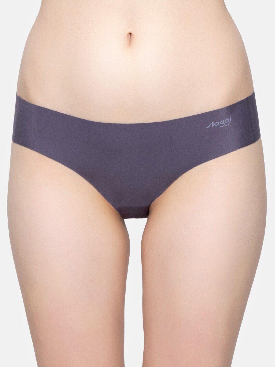 sloggi women grey seamless brief