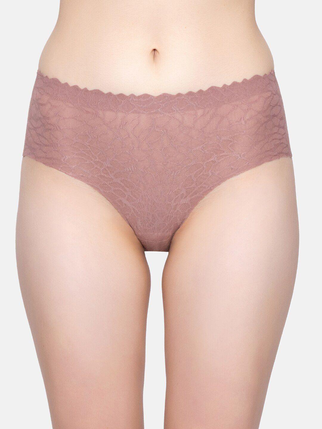 sloggi women pink lace hipster briefs