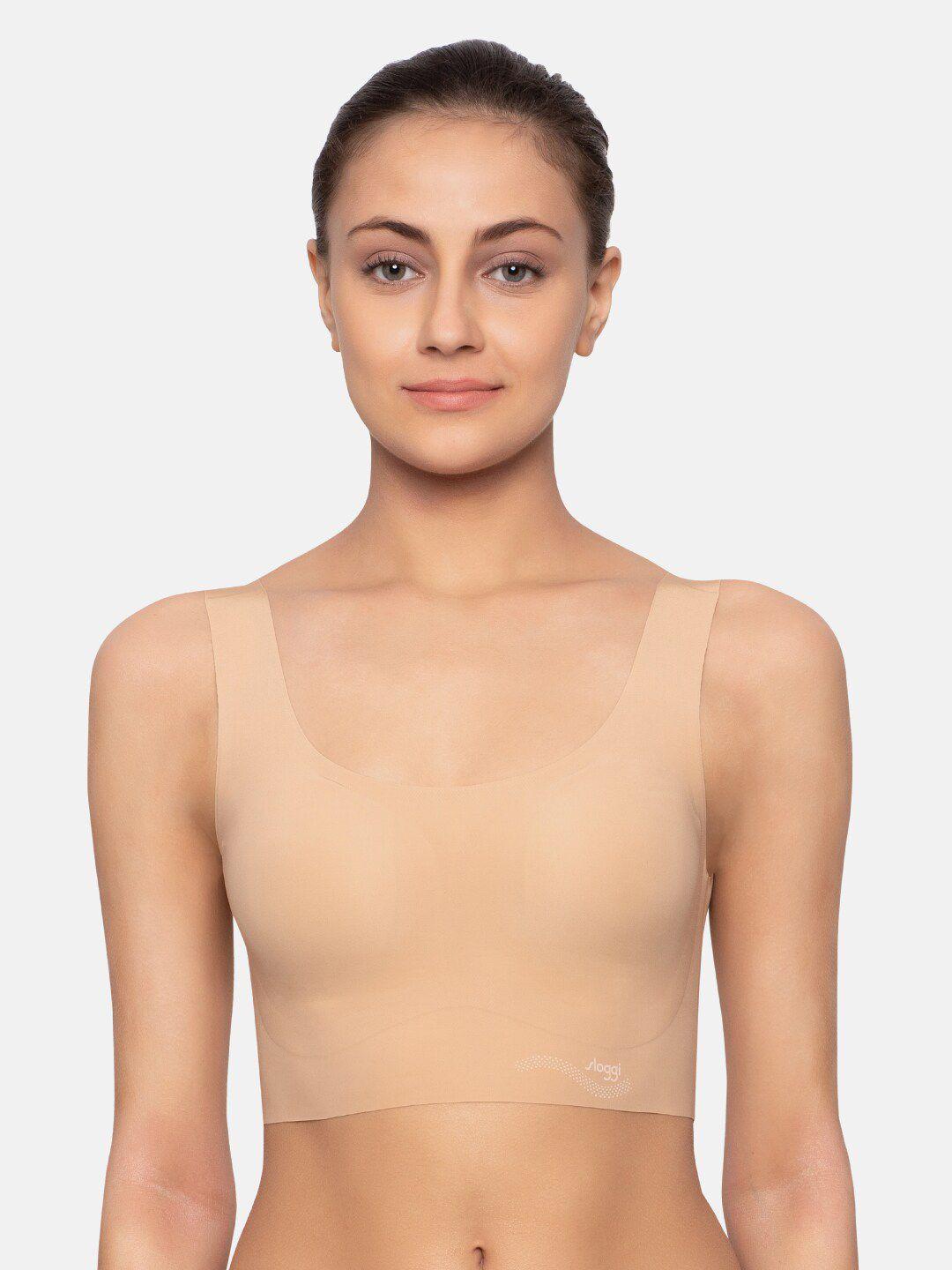 sloggi women zero feel top ex ultra light seamless removable padded wireless bra