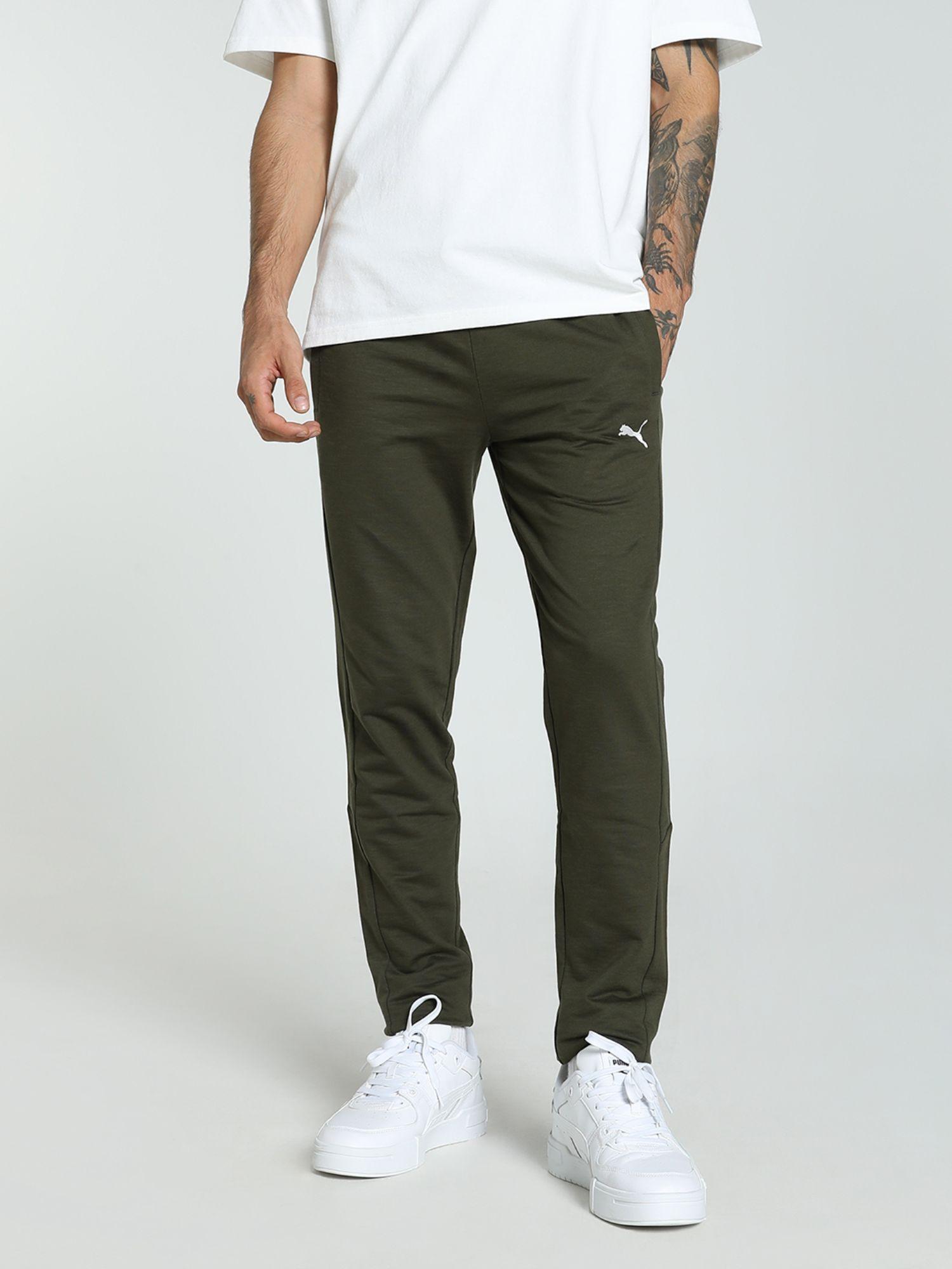 slub men green sweatpants