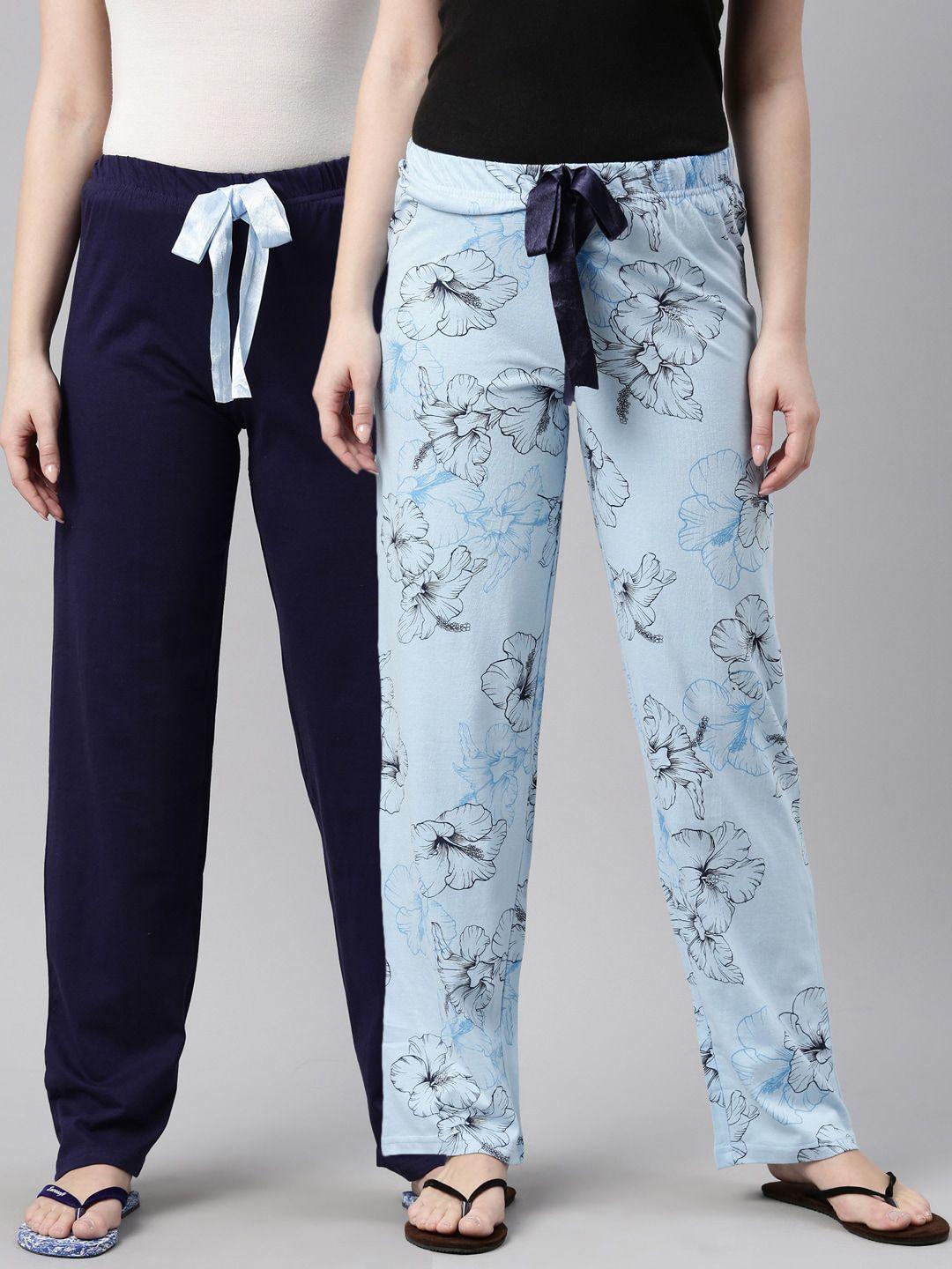 slumber jill women blue lounge pants