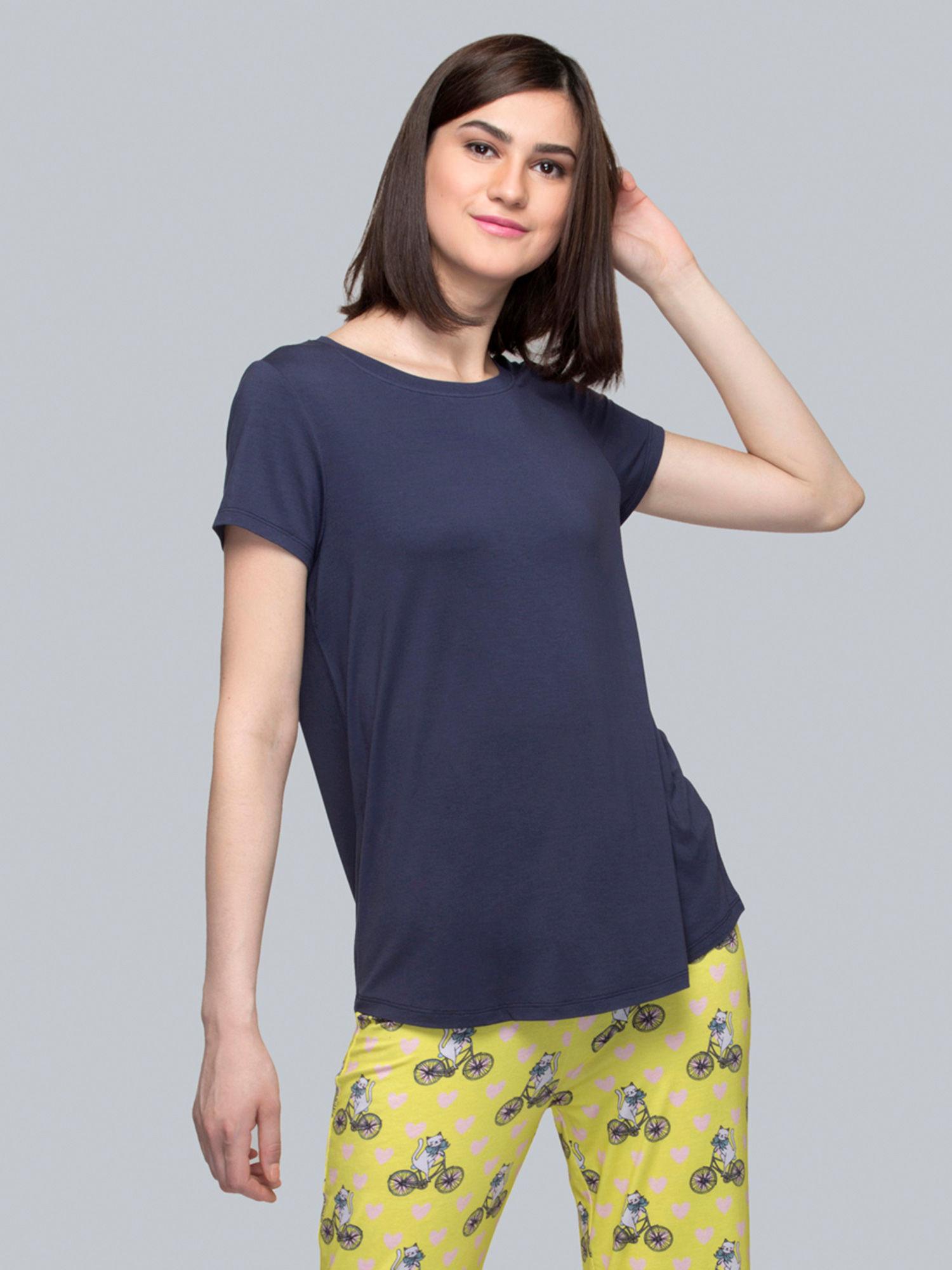 slumber modal top - blue