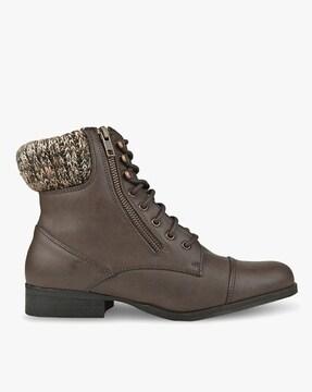 sm-nitro-2 lace-up booties