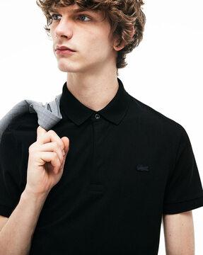 smart paris stretch cotton polo t-shirt