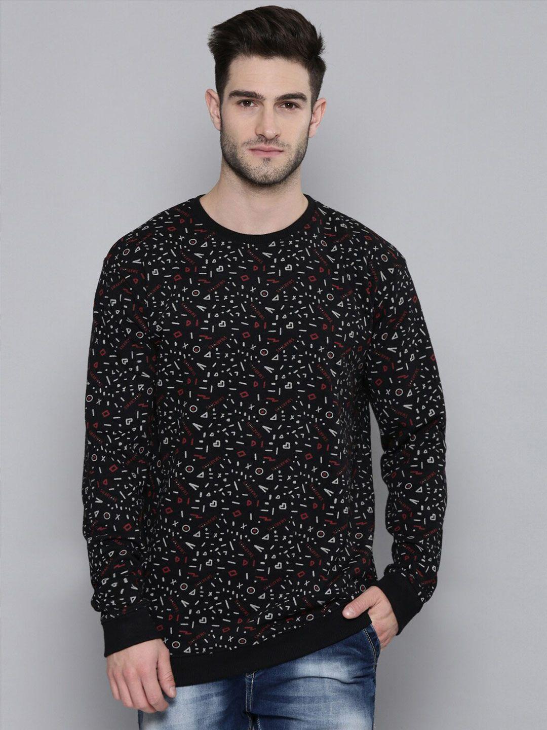 smartees conversational printed pullover fleece sweatshirt